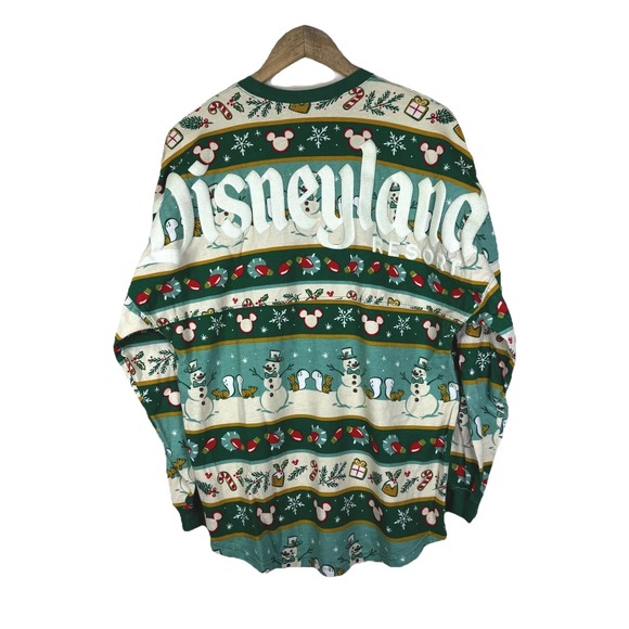 SPIRIT JERSEY Other - Disneyland Resort Holiday Christmas Snowman Spirit Jersey Men's Small Striped
